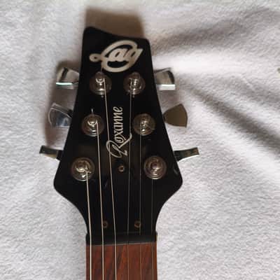 Lag Roxanne Original Classic - Chevron Flame Maple Top - Black Shadow - RARE!!! image 4