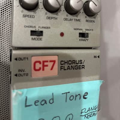 Ibanez CF7 Chorus / Flanger ToneLok effects pedal image 6