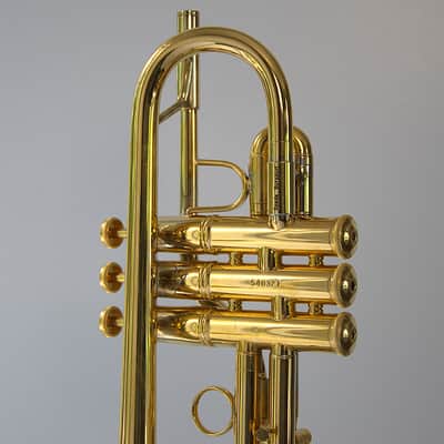 VERY RARE SPECIMEN BACH SPADA STRADIVARIUS EL Eb TRUMPET GOLD PLATED CONVERSION 236 image 11