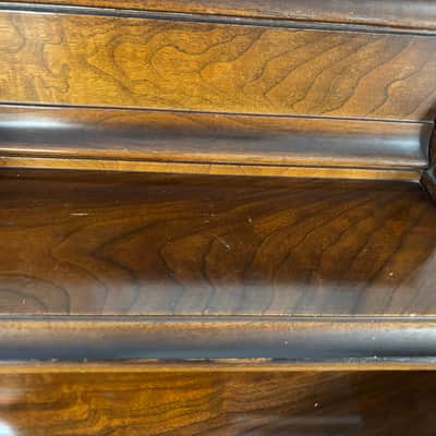 Vintage Chickering & Sons Upright Piano with Matching Bench image 5