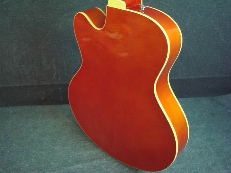 Aria Pro II FA-80 Hollow-Body Single Cutaway Electric Guitar W