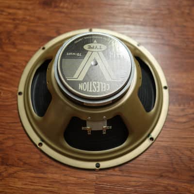 Celestion T5901 V-Type G12 12" 70-Watt 16 Ohm Replacement Speaker 2010s - Gold image 3