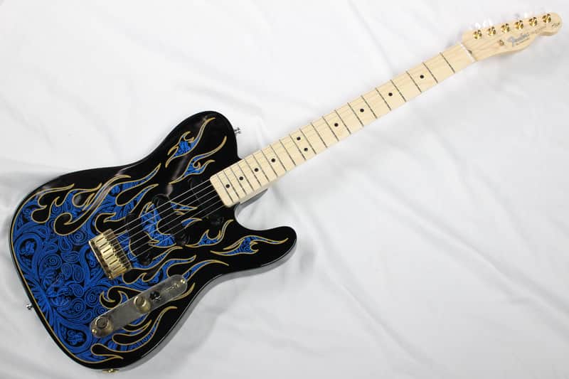 Fender Fender / 2011 James Burton Telecaster Blue Paisley Flames Secondhand! [109078] 2011