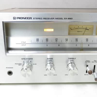 PIONEER SX-650 RECEIVER WORKS PERFECT SERVICED FULLY RECAPPED + LED's image 5
