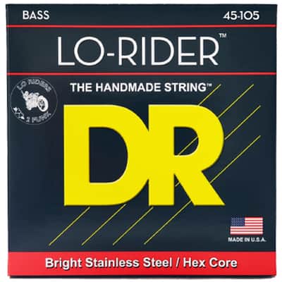 Lo Rider Stainless Steel Bass Strings Medium 45-105 DR Strings Bild 2