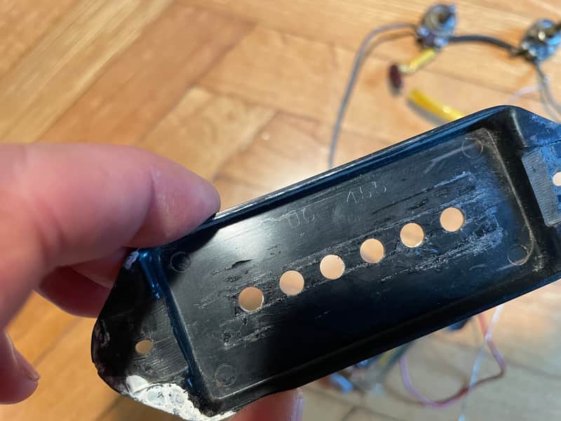 Vintage 1955 Gibson P90 P-90 + wiring harness for Les Paul jr