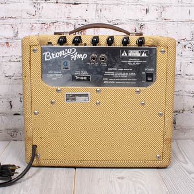 Fender - Bronco 1x8" 15W Solid-State Guitar Combo Amplifier - Tweed - USED Bild 5