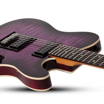 Schecter PT Pro Trans Purple Burst Electric Guitar + Free Gig bag - See Actual Pics Bild 2