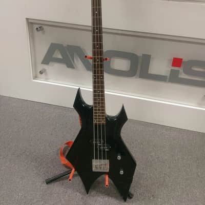 B.C. Rich Bronze Warlock Electric Bass Black image 1