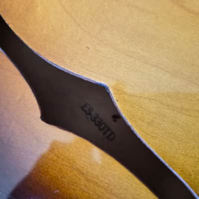Gibson ES-330TD Long Neck 1968 - 1972 - Sunburst imagen 5