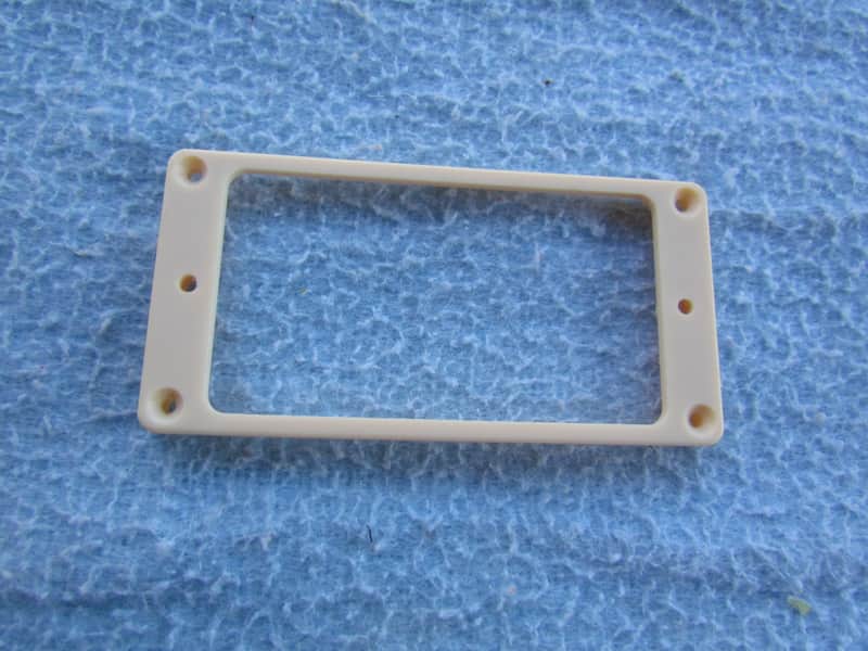 Gibson M-69 Pickup Surround/Ring Cream Colored Gibson M-69 Pickup Ring Labeled MR491 Very Good Vintage Condition image 1
