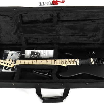 Charvel Pro-Mod Jim Root Signature San Dimas Satin Black Electric Guitar w/ Case image 2