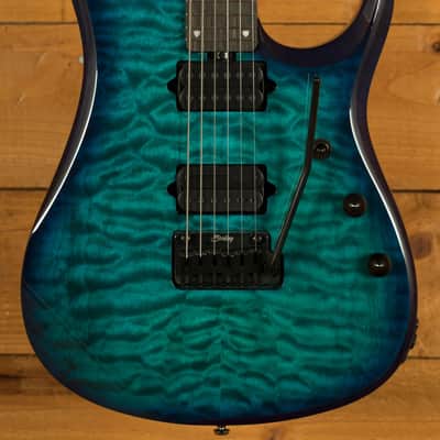 Sterling John Petrucci JP150DQM JP150 DiMarzio - Quilted Cerulean Paradise image 1