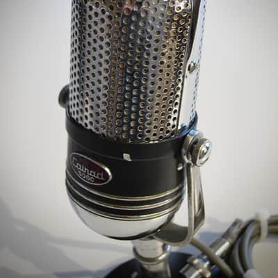 Calrad 500C Microphone Desk Mic with stand Circa-1960s-Chrome & Black` image 4