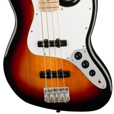 Squier Affinity Series Jazz Bass, Laurel Fingerboard - 3-Color Sunburst image 4