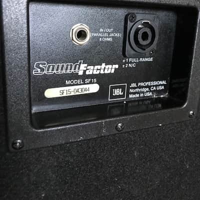 JBL SF-15 Sound Factor Passive PA Speaker Pair 15"-Great Sound! image 4