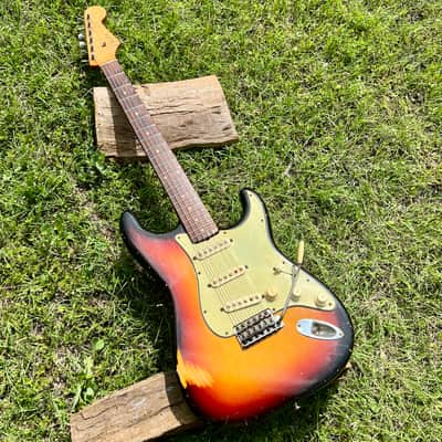 Vintage 1961 Slab Board Fender Stratocaster image 12