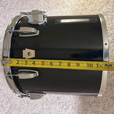Ludwig Concert Toms 15” and 13” with Ludwig Double-Tom Stand - Black Cortex Finish image 14