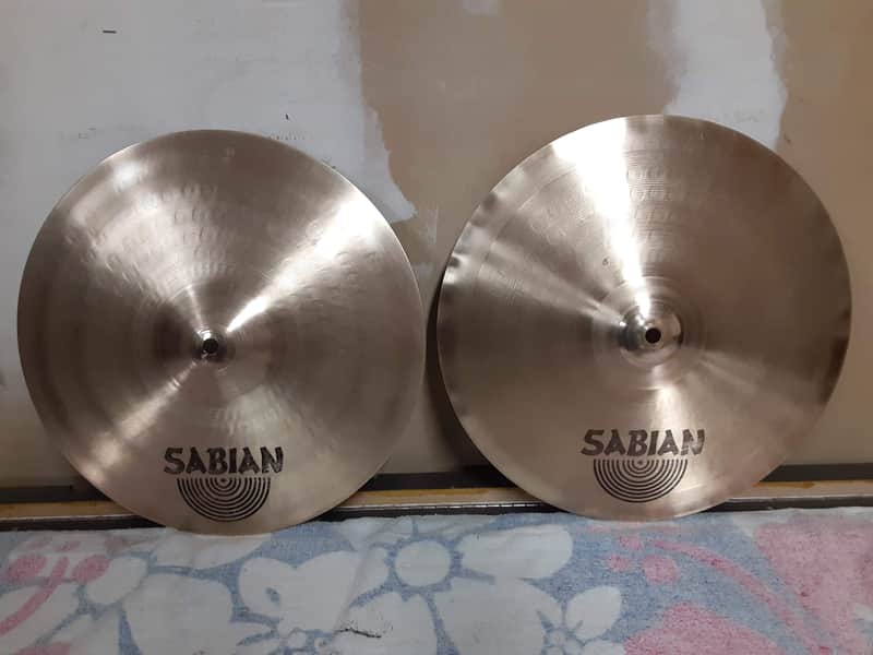Sabian 14" AAX X-Celerator Hi-Hat Cymbals (Pair) 2005 - 2018 - Natural image 1
