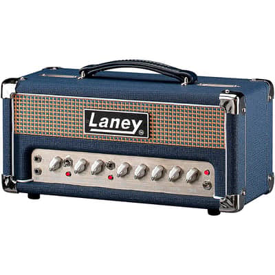 Laney Lionheart 5W Class A Tube Guitar Amp Head Regular Blue image 5