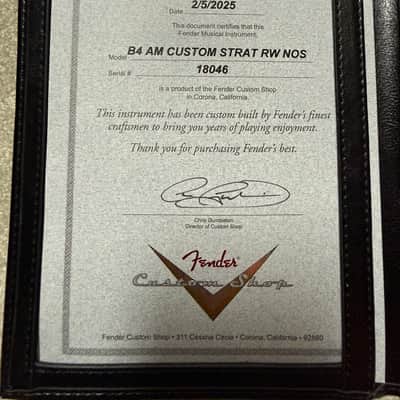 Fender Custom Shop American Custom Stratocaster 2025 - NOS Burst image 22