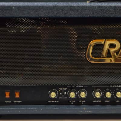 Crate Blue Voodoo BV120H Tube Guitar Amplifier Head 120W USA Amp #21BCJPMB0031 image 3