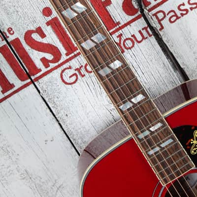 Gibson Hummingbird Standard Acoustic Electric Guitar Cherry Sunburst with Case image 12