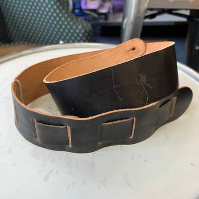 "AS" Leather Guitar Strap used image 10