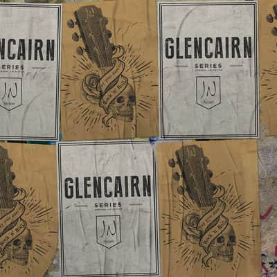 JN Guitars Glencairn Series Acoustic Electric Guitar w/ Gig Bag - Natural image 10