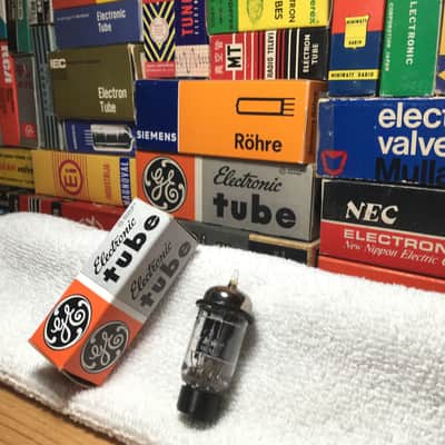 1x Vintage UFO Foil-Disc GE USA GL Military 5751 Audio/Preamp Tubes ~ Holy Grail Balanced Sound Stage Detailed Vintage Warmth ~ Rugged 12AX7 ECC83 Upgrade / Plugin Sub / Lower Gain ~ ecc803 e83cc cv4004 image 2