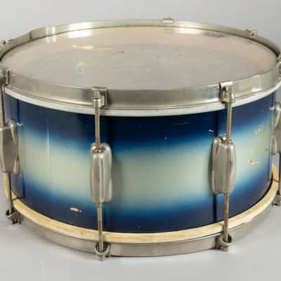 Slingerland Radio King Student model 1955-59 - Blur and Silver Duco, needs parts image 4