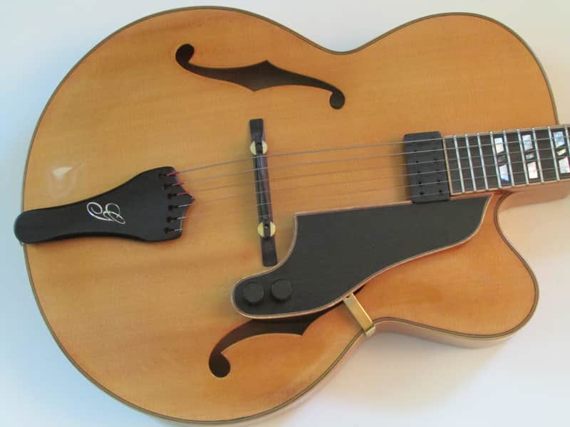 2002 William Gagnon DeVant E Slimline Prototype Archtop Natural w/OHSC image 1