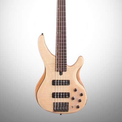 Yamaha TRBX605FM Electric Bass, 5-String, Satin Natural image 2