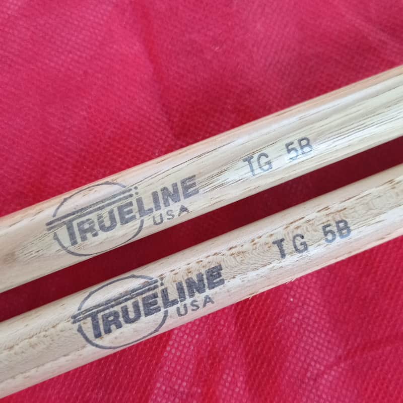 Rare Vintage Trueline USA TG 5B Drumsticks - TrueGrip Era ( 1999s - 2003) - New Old Stock (NOS) Bild 1