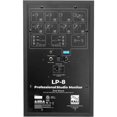 Kali Audio LP-8 V2 8" Powered Studio Monitor (Each) Regular Black image 3
