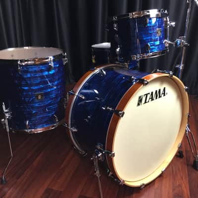 Tama drums sets Superstar Classic Maple Blue Onyx Ltd. 4pc kit 13, 16, 24, and Snare New image 1