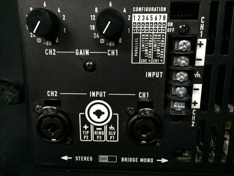 QSC USA 400 stereo power amp 2000? Black | Reverb