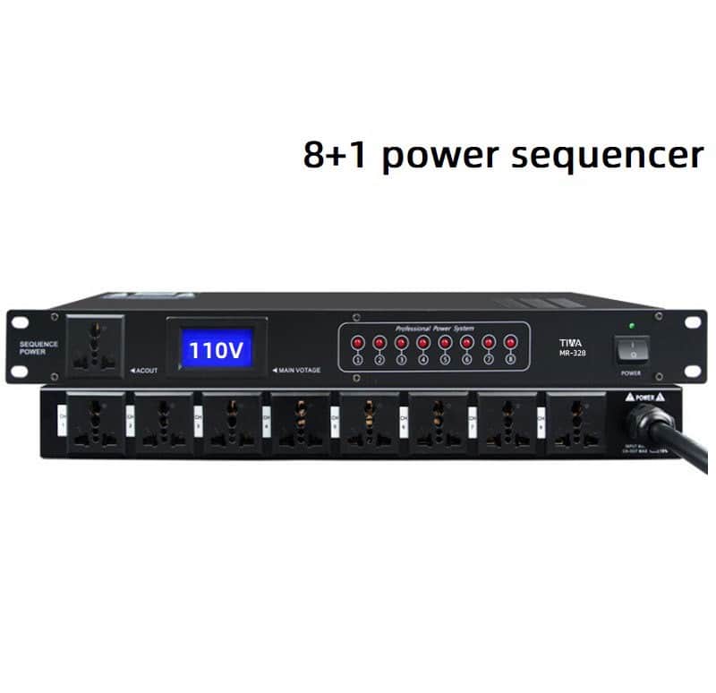 Power Conditioner,9-Outlet Rack Mount Power Sequence Controller Conditioner image 1