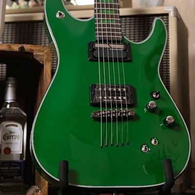 Schecter  Kenny Hickey C-1 EX S STGN in Steele Green image 3