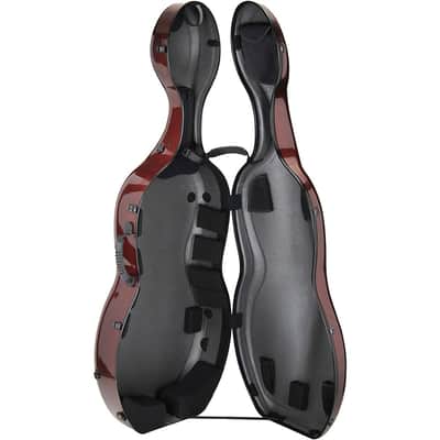 Artino CC-640 Muse Series Carbon Fiber Cello Case Regular 4/4 Size Cabernet Bild 4