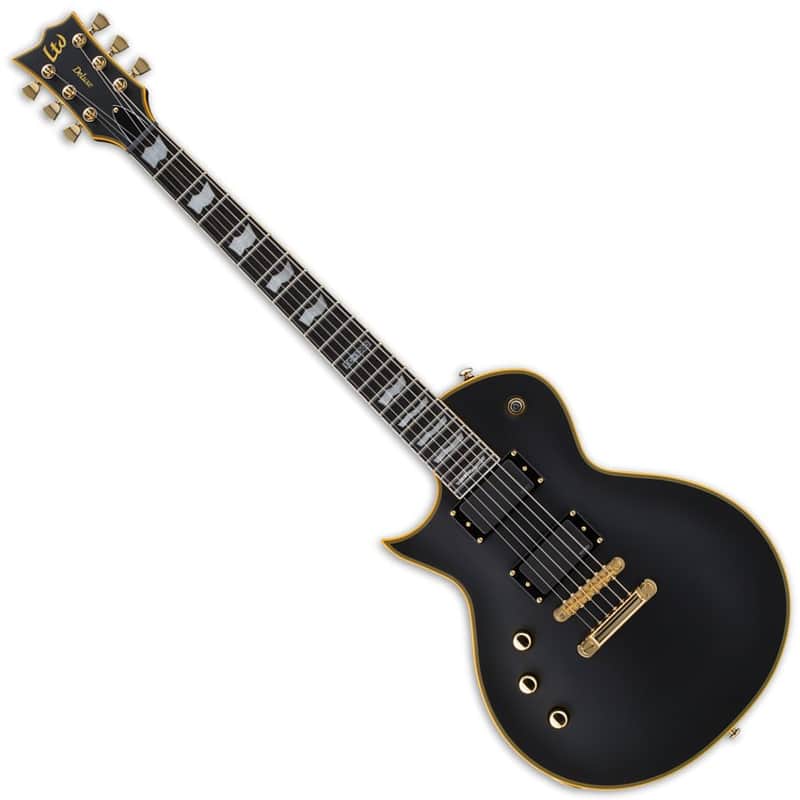 ESP LTD Deluxe EC-1000 VB Vintage Black Lefty Guitar