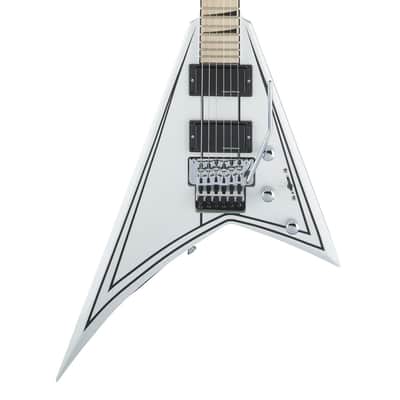 Used Jackson X Series Rhoads RRX24 - Snow White w/Black Pinstripes image 1