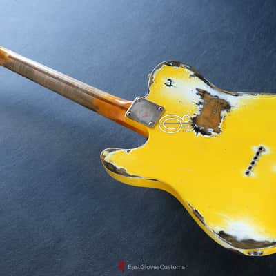 Fender Telecaster Yellow Heavy Aged Heavy Relic Bild 11