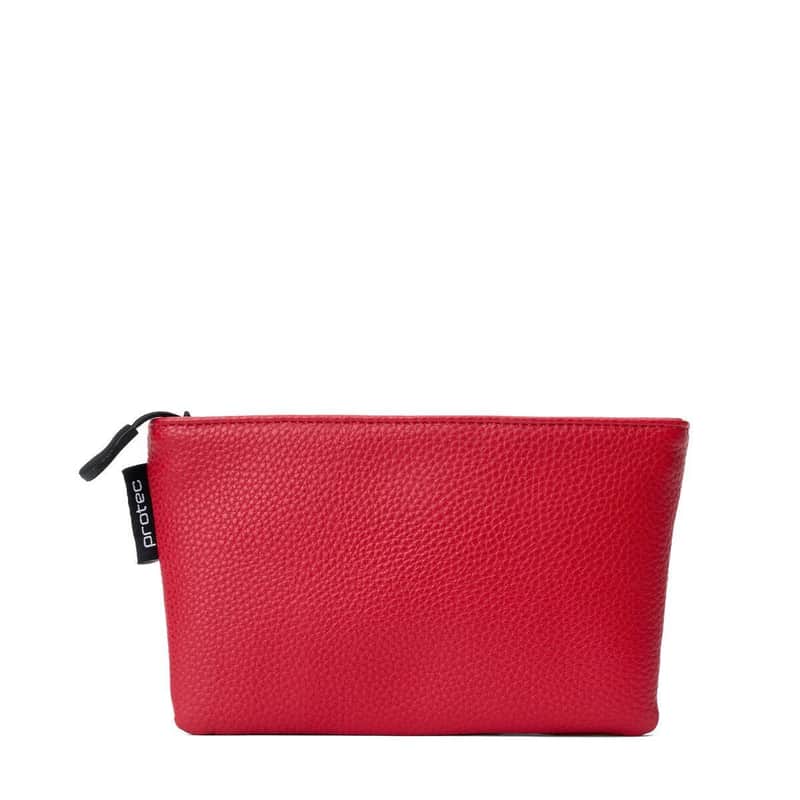 Protec Slim Pouch for 4 French Horn Mouthpieces Color:Red image 1