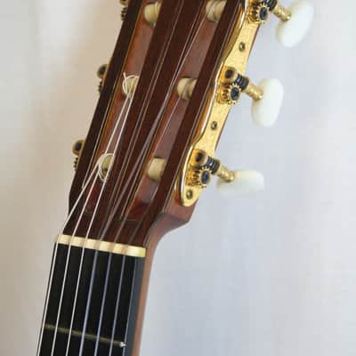 Vintage 1970s Yamaha GC-20D Classical Nylon String Acoustic Guitar Brazilian Rosewood MIJ OHSC image 9