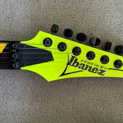 2012 Ibanez RG1XXV 5th Anniversary Fluorescent Yellow with Hardcase image 3