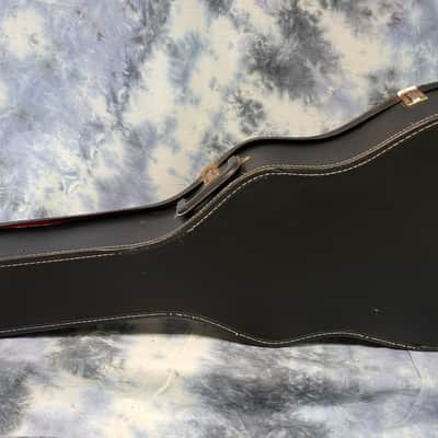 Vintage RARE 1971 Gibson Branded Black Red Interior J45 J50 Soft Shell Guitar Case image 4
