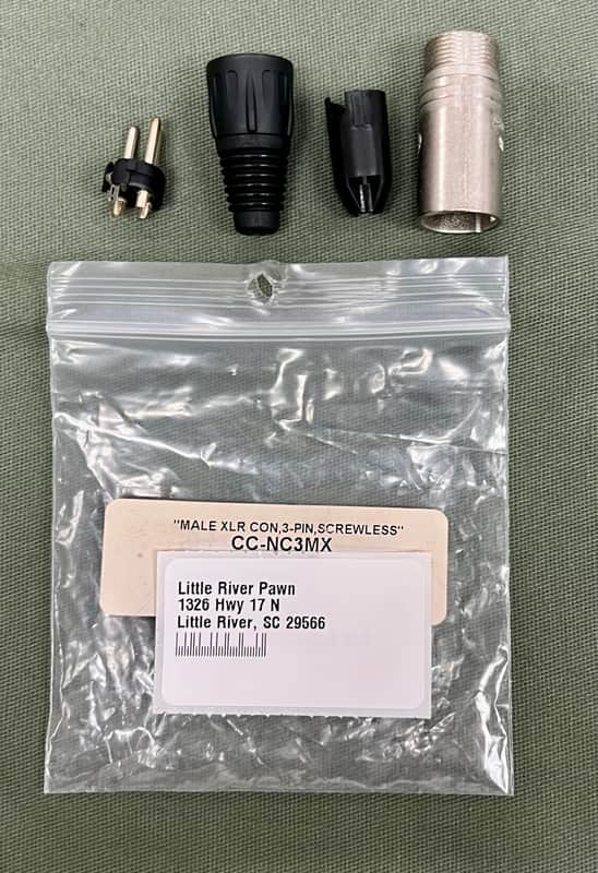 Neutrik NC3MX 3-Pin Male XLR Connector 2010s - Silver image 1