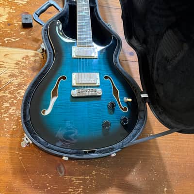 PRS SE Hollowbody II Piezo 2024 - Peacock Blue image 1
