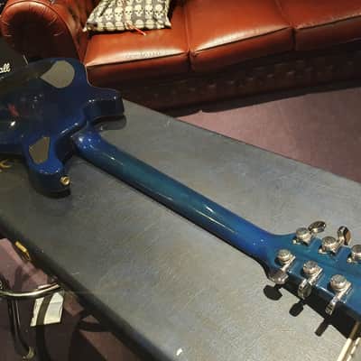 Crazy RARE Washburn USA Custom Shop AAA Quilt 10 Top Artist Guitar! 7 pickups & inputs! PRS style! image 25
